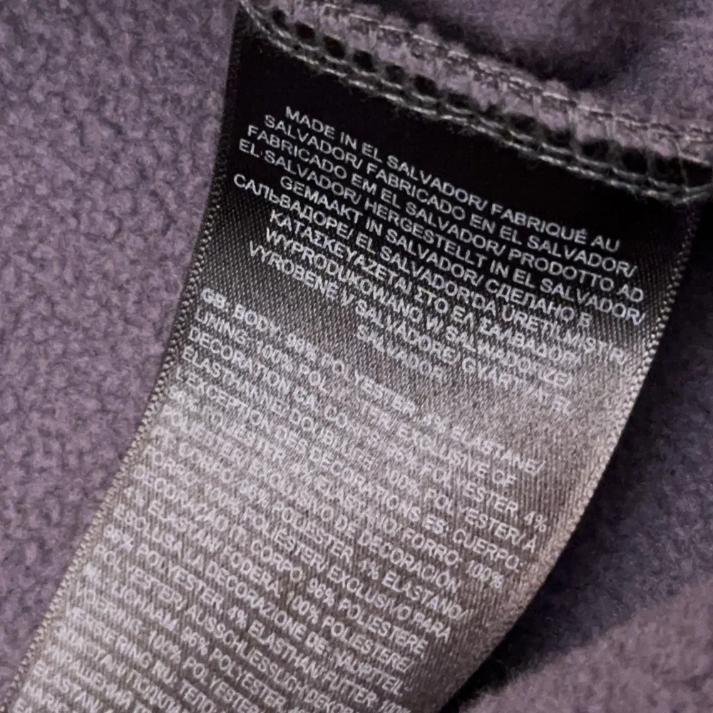 The North Face Skyline 1/2 Zip Fleece Men's Large Gray Mock Neck Embroidered‎